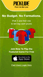 Mobile Screenshot of footballfancast.picklive.com